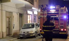 Fiamme in un'abitazione di Macerata