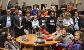 Gli studenti di Recanati in visita formativa in aula consigliare