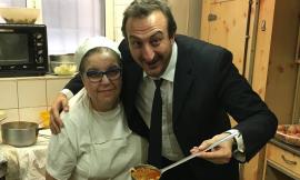 Le Iene a pranzo alla trattoria Da Ezio a Macerata