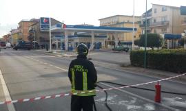 Allarme bomba in un distributore di Porto Potenza