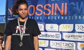 La nuotatrice maceratese Maria Chiara Cera imprendibile ai Campionati Italiani di Pesaro