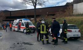 Carambola fra tre macchine a Maddalena di Muccia: sei feriti, nessuno è grave