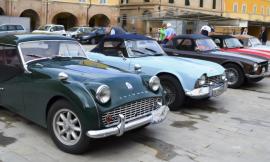 Piazza del Popolo "vetrina" per le mitiche Triumph TR