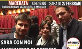 Alessandro Di Battista sabato a Macerata