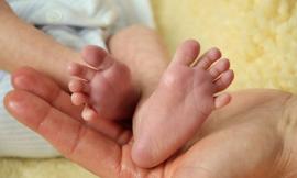 Recanati, bimbo nasce sul divano di casa