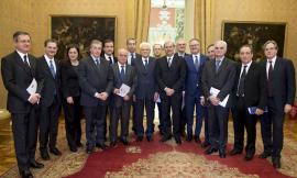 Pettinari ricevuto da Mattarella: "Ancora non sappiamo che fine faranno le province" - VIDEO