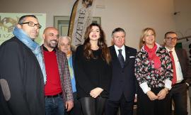 Alba Parietti ha inaugurato "Le Piazzette" a Tolentino