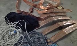 Notte di controlli a Civitanova: i carabinieri sventano un furto, recuperano 40 kg di rame rubato e arrestano un latitante