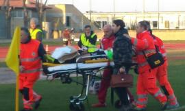 In ospedale dopo uno scontro di gioco il portiere della Civitanovese