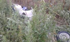 Si rompe la Vespa e finiscono fuori strada: grave il conducente