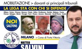 "La difesa è sempre legittima": la Lega manifesta a Macerata