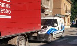Incidente a Pioraco: danni ingenti ma nessun ferito