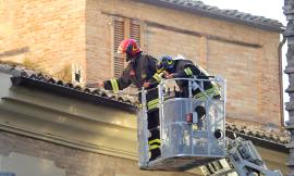 Macerata, diversi interventi dei vigili del fuoco