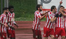 La Maceratese piega il Prato 1-0 sul pantano dell'Helvia Recina - FOTO -