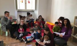 Bambini in visita al nuovo spazio della Mozzi Borgetti