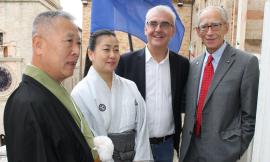 Ricevuto in Comune il maestro Sekiguchi Takaaki Komei
