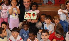 I bambini della scuola dell’infanzia Mestica ricevuti dal sindaco