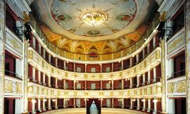 In volo con il drone dentro il teatro di Matelica - VIDEO