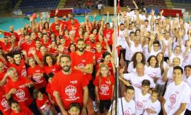 Lo spettacolo dello Special Set con i tifosi: raccolti 1.700 Euro per la ricostruzione