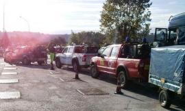 La Protezione Civile di San Severino è partita per Benevento