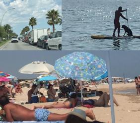 Civitanova, il ferragosto non sente Covid: dal lungomare nord al sud, la vita di spiaggia è (quasi) quella di sempre