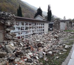 Castelsantangelo sul Nera, approvato il piano di ricostruzione del cimitero: "Inizio lavori atteso"