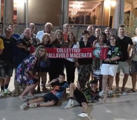 Il Collettivo Pallavolo Macerata alla cena di fine stagione: Machella riconfermato Presidente