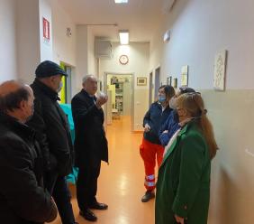 Matelica, l'assessore Saltamartini in visita all'ospedale: previsti investimenti sulla struttura