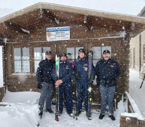 Poliziotti sulle piste da sci: attivato il presidio di sicurezza e soccorso nel comprensorio di Sassotetto