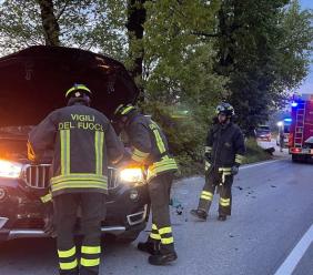 Montefano, scontro frontale tra due auto: sei feriti in ospedale