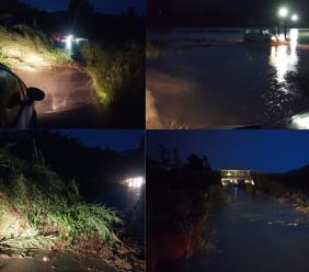 Bomba d'acqua a Macerata: frana in via Pace, Villa Potenza sott'acqua (FOTO e VIDEO)