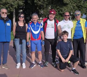 Civitanova, successo per la Pedalata dei Santi: oltre 100 partecipanti all'iniziativa