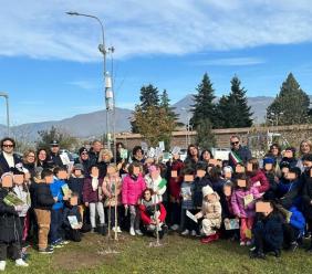 Matelica, festa dell'albero ai giardini Bigiaretti