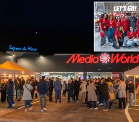 Corridonia, taglio del nastro a ritmo di "Black Friday" per MediaWorld: management tutto al femminile