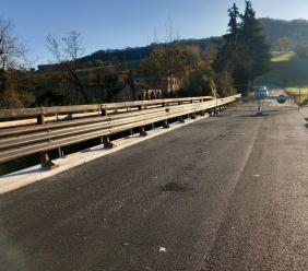 Lavori sul ponte terminati, riapre al traffico la provinciale Entoggese tra Urbisaglia e Tolentino