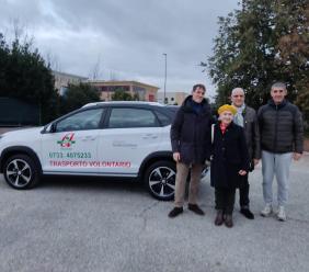 Macerata, nuovo "taxi sociale" per l'Anteas Odv: il dono della Fondazione Colonna