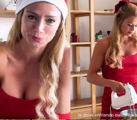 Via la racchetta, dentro lo sbattitore: Camila Giorgi in versione food influencer per Natale