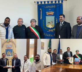 Cessapalombo e Camporotondo, il vice ambasciatore indiano in visita: "Qui una grande comunità"