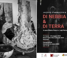 Recanati, 'Di nebbia e di terra': le opere di Jacopo Pannocchia in mostra a Villa Colloredo Mels
