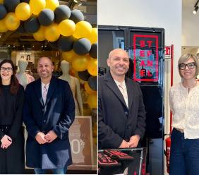 Civitanova, taglio del nastro per Stefanel e Goldenpoint: "In 3 mesi inaugurate 13 nuove attività"
