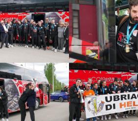 Le regine del volley tornano a casa: rientro trionfale per la CBF Balducci HR Macerata (FOTO e VIDEO)