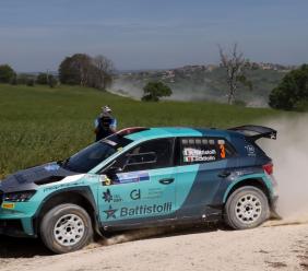Cingoli, un Rally Adriatico ad alto tasso tecnico incorona Battistolli e Scattolin