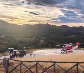 Escursionista si perde tra i sentieri di Fiastra: recuperato dall'elicottero dei vigili del fuoco