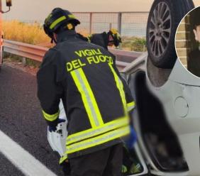 Auto si ribalta sull’A14, vittima un 31enne di Recanati. Weekend di sangue sulle strade
