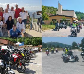 Visso, in 400 sulle due ruote per il primo Motoincontro: un omaggio a Pavoni tra natura e passione