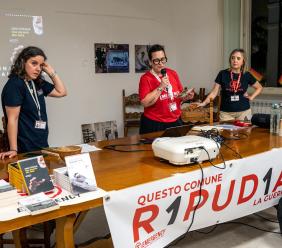 "No al riarmo": inaugurata la mostra di Emergency a Potenza Picena