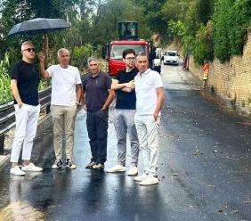 Civitanova Alta, riaperta al traffico la strada Mornano: lavori di consolidamento da 460mila euro