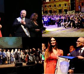 Castelli premiato, Manuela Arcuri madrina d’eccezione: Caldarola celebra le eccellenze locali al Premio Sibilla (VIDEO e FOTO)
