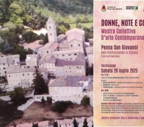 “Donne, Note e Colori”: a Penna San Giovanni l’arte si fa memoria e impegno