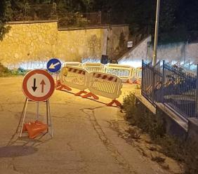 San Severino, via Madonna dei Lumi riaperta dopo i lavori alla rete fognaria
